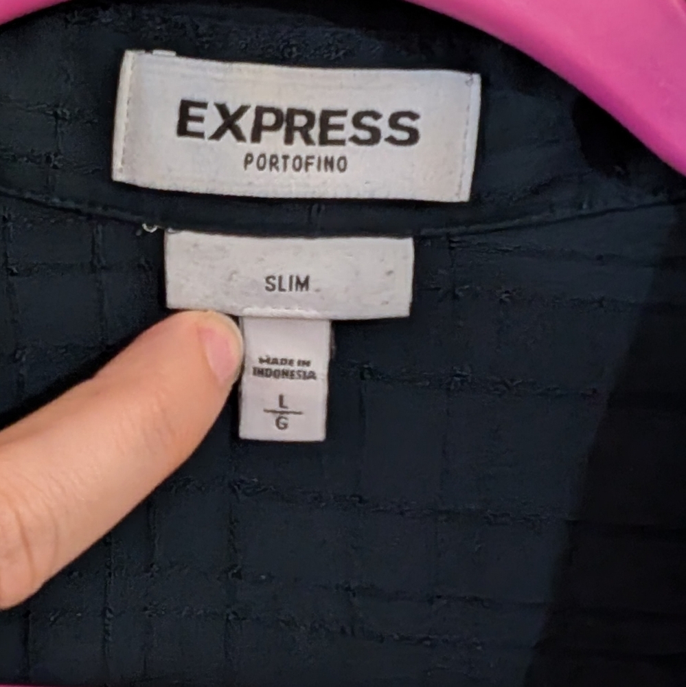 Express Portofini Slim Fit Shirt Blouse - Picture 2 of 7